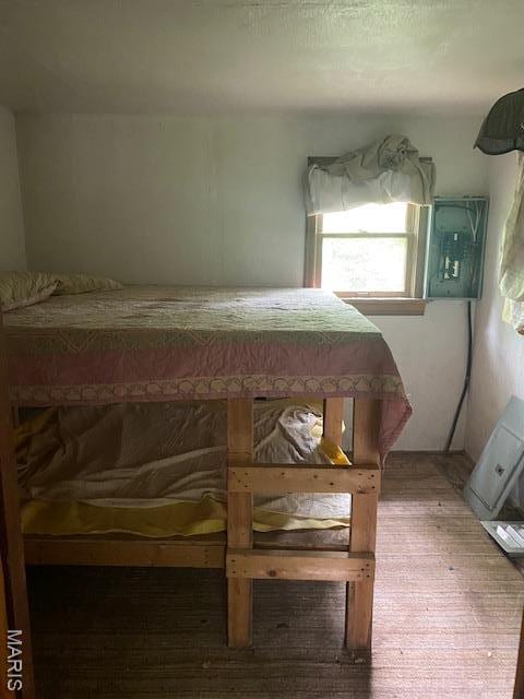 8048 Riverview Dr, Dittmer, MO 63023 - bedroom with wood finished floors