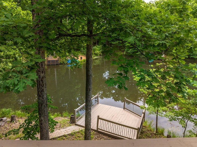 2441 Alpine Lake Dr, Innsbrook, MO 63390 - dock with a water view