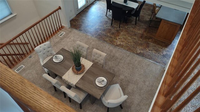 1059 Wolf Crk, Staunton, IL 62088 - dining room featuring stairway