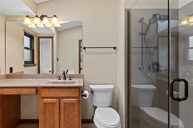 102 S Willow Grove Ct, Saint Peters, MO 63376 - full bath with toilet, vanity, a shower stall, and tile patterned floors