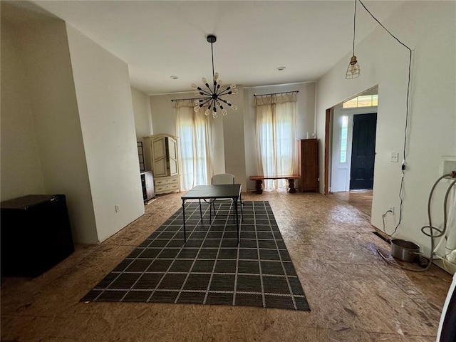 10321 Old 79, Hannibal, MO 63401 - dining room with a chandelier