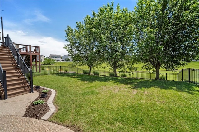 1406 Tisbury Cir, Ofallon, MO 63366 - view of yard with stairway