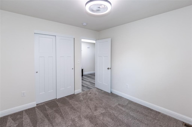 312 Andy Habsieger St, Festus, MO 63028 - unfurnished bedroom featuring carpet floors, baseboards, and a closet