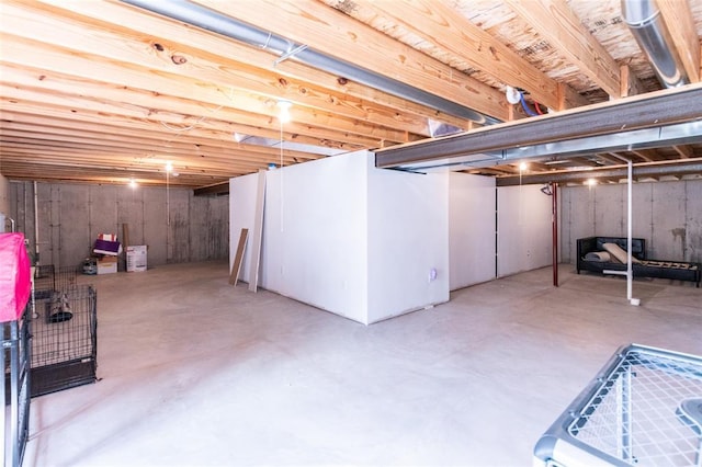 312 Andy Habsieger St, Festus, MO 63028 - view of unfinished below grade area