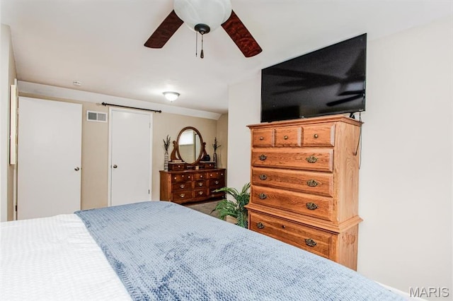 804 Tavalon Ave, Rock Hill, MO 63119 - bedroom featuring a ceiling fan