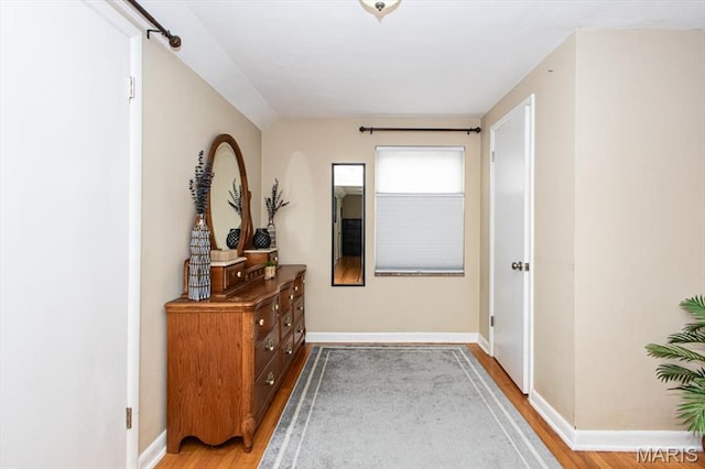 804 Tavalon Ave, Rock Hill, MO 63119 - hall with wood finished floors and baseboards