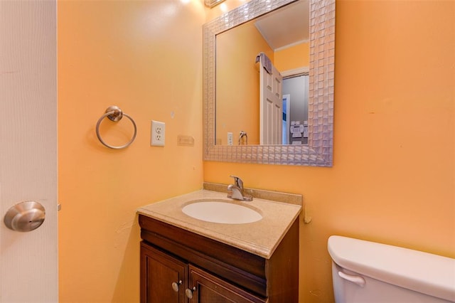 1625 Knightwood Ln, Ofallon, MO 63366 - half bath with vanity and toilet