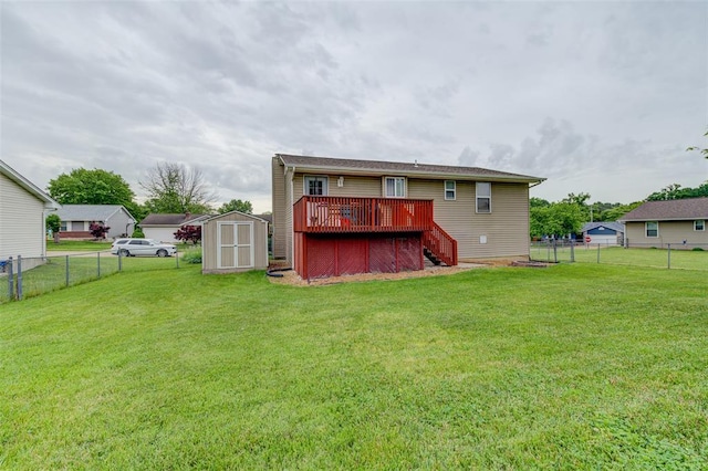 1625 Knightwood Ln, Ofallon, MO 63366 - back of house featuring a wooden deck and stairway