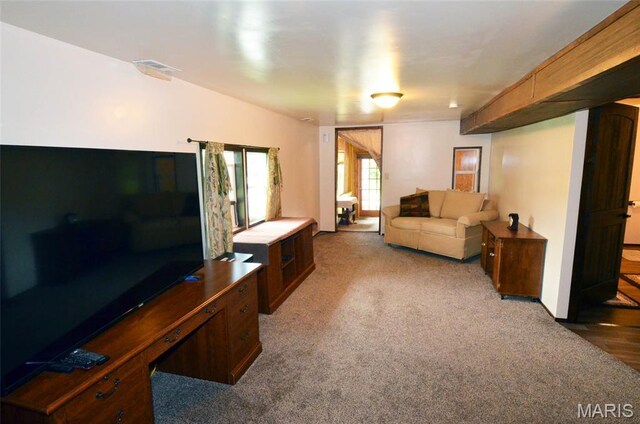 1116 E Springfield Rd, Sullivan, MO 63080 - view of carpeted living room