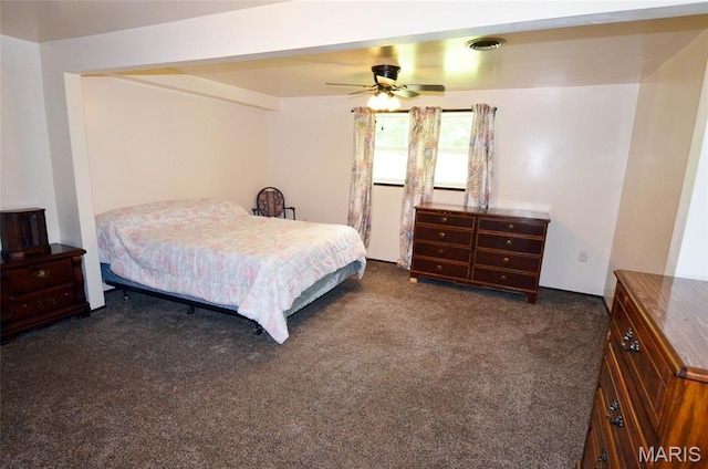 1116 E Springfield Rd, Sullivan, MO 63080 - carpeted bedroom featuring ceiling fan
