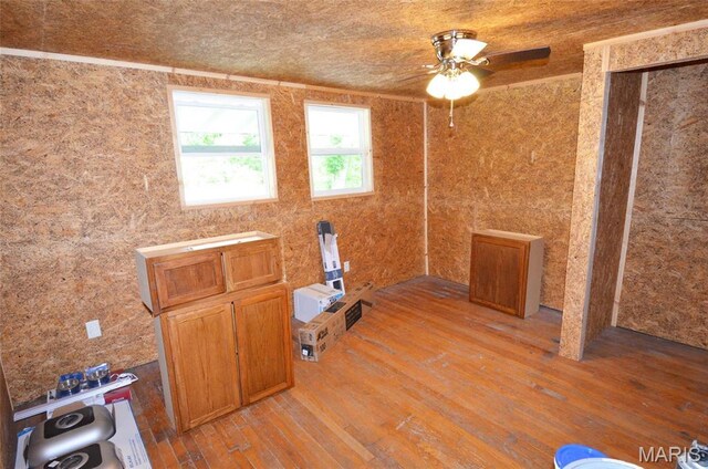 1116 E Springfield Rd, Sullivan, MO 63080 - empty room featuring a ceiling fan and light wood finished floors