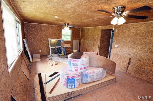 1116 E Springfield Rd, Sullivan, MO 63080 - living area featuring a ceiling fan