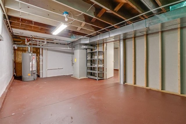2447 Hartland Ave, Sycamore Hills, MO 63114 - unfinished below grade area with water heater and heating unit