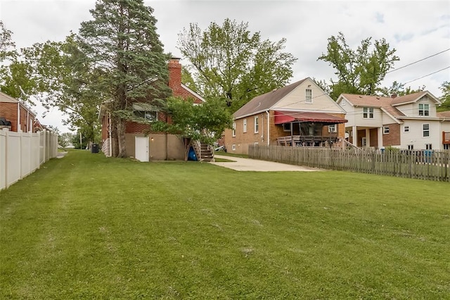 2447 Hartland Ave, Sycamore Hills, MO 63114 - view of yard featuring stairway and a patio area