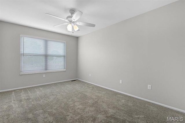 4667 Meramec Blvd, Eureka, MO 63025 - carpeted empty room with baseboards and a ceiling fan
