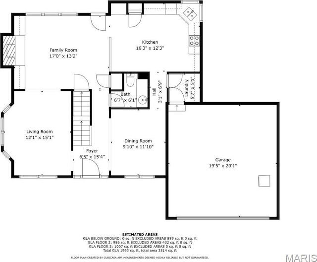 4667 Meramec Blvd, Eureka, MO 63025 - floor plan / room layout