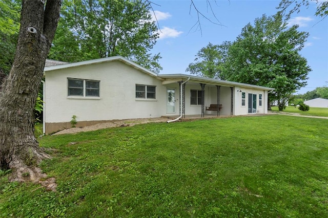 11454 State Highway 72, Millersville, MO 63766 - ranch-style home featuring a front lawn and a patio