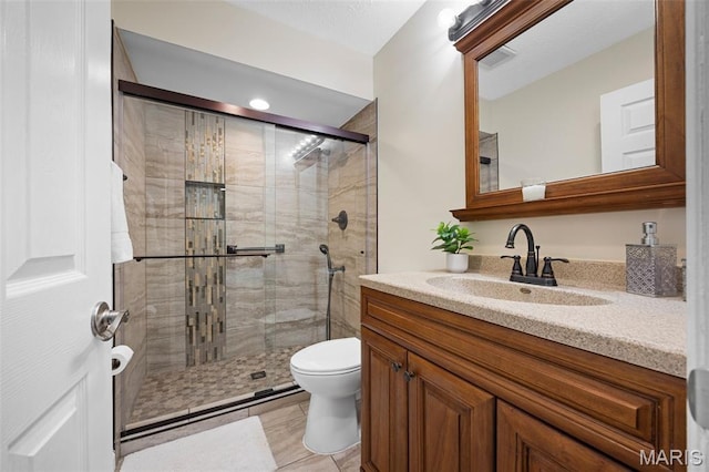 4163 Attleboro Ct, Saint Charles, MO 63304 - full bath with toilet, a shower stall, and vanity