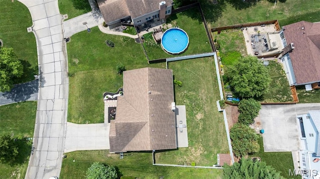 4163 Attleboro Ct, Saint Charles, MO 63304 - aerial overview of property's location with a pool