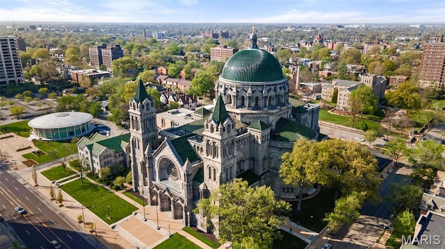 232 N Newstead Ave, Saint Louis, MO 63108 - drone / aerial view