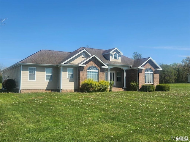 8847 State Route 14th Hwy, Duquoin, IL 62832 - view of front of house featuring a front lawn and brick siding