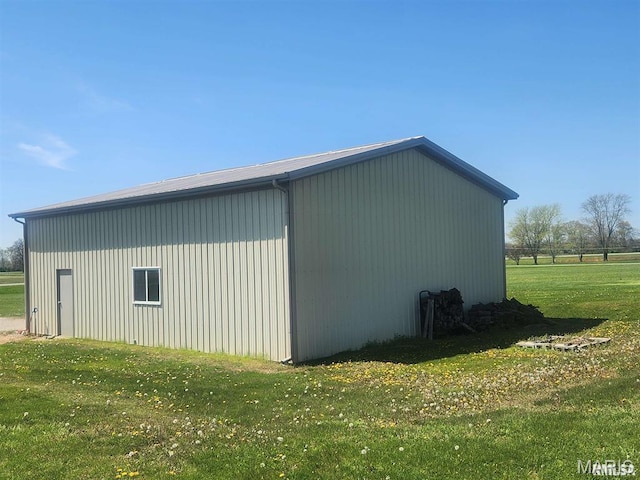 8847 State Route 14th Hwy, Duquoin, IL 62832 - view of pole building featuring a yard