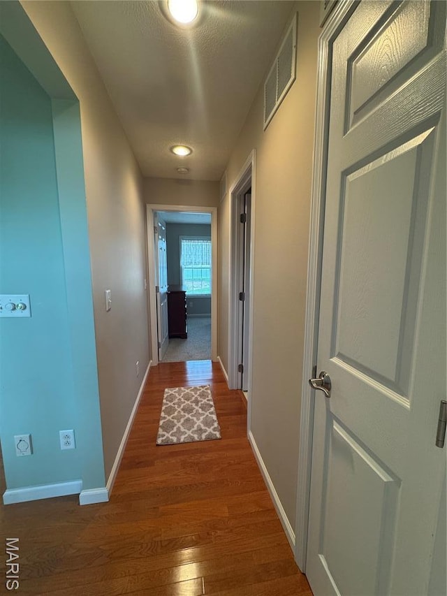 8847 State Route 14th Hwy, Duquoin, IL 62832 - hallway with wood finished floors and baseboards