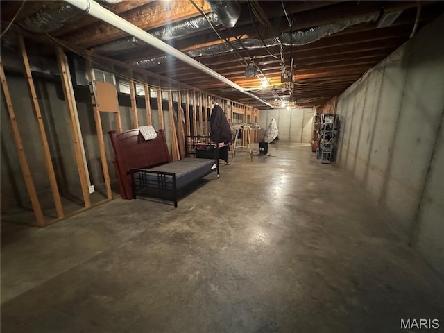 8847 State Route 14th Hwy, Duquoin, IL 62832 - view of unfinished basement