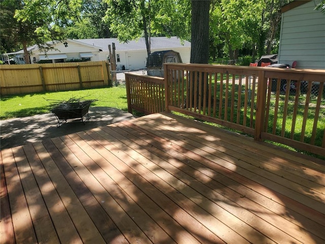 1 Wild Deer Ln, Saint Peters, MO 63376 - view of wooden deck