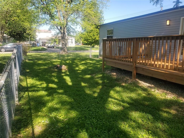 1 Wild Deer Ln, Saint Peters, MO 63376 - view of yard featuring a wooden deck