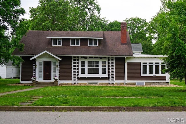 301 S Meramec St, St James, MO 65559 - view of front of home with a chimney and a front yard