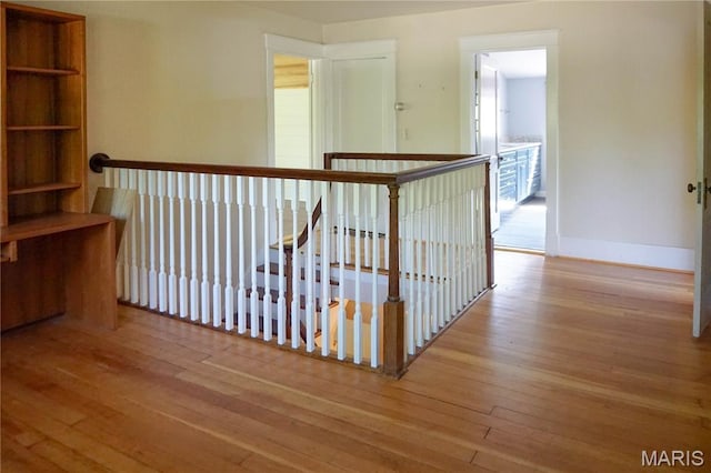 301 S Meramec St, St James, MO 65559 - corridor with hardwood / wood-style flooring and baseboards