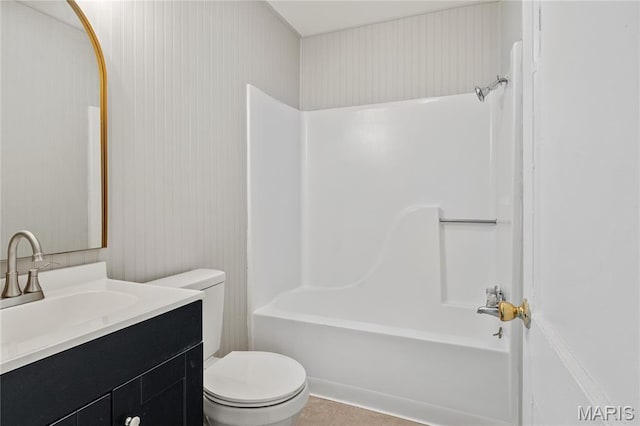 233 Oconnell St, Cape Girardeau, MO 63701 - bathroom featuring vanity, toilet, and shower / bath combination