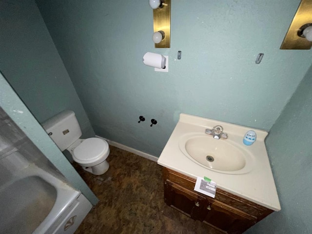 20621 County Highway 22, Hoyleton, IL 62803 - full bath featuring toilet and vanity