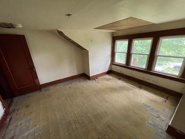 20621 County Highway 22, Hoyleton, IL 62803 - additional living space featuring baseboards and light wood-style floors