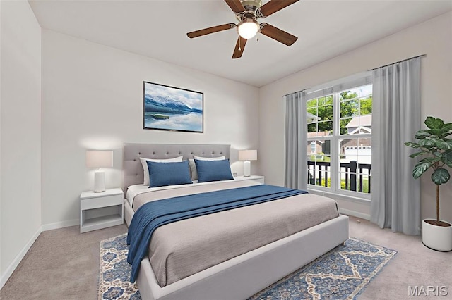 119 Hidden Bluffs Dr, Lake St Louis, MO 63367 - bedroom with carpet floors and ceiling fan
