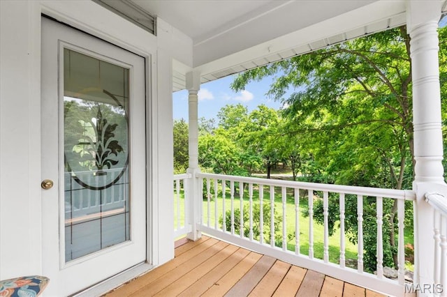 1519 Scofield Valley Ln, Wildwood, MO 63038 - view of deck