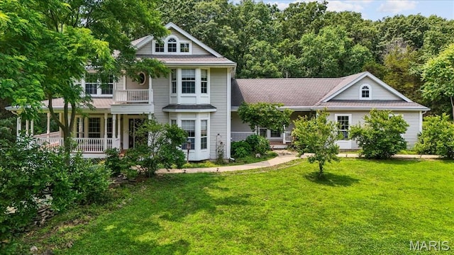 1519 Scofield Valley Ln, Wildwood, MO 63038 - view of front of house with a front lawn