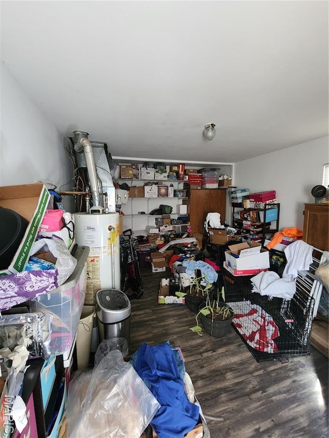 1520 Flicker Dr, Florissant, MO 63031 - storage room featuring gas water heater