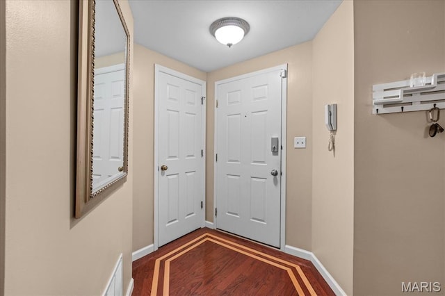 1001 Windstream Dr Unit 32, Saint Peters, MO 63376 - entryway with wood finished floors and baseboards