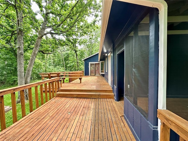 12185 Oak Meadow Dr, Rolla, MO 65401 - view of deck