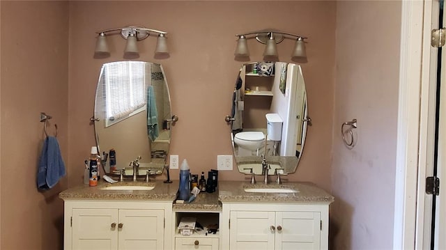 315 County Road 4170, Salem, MO 65560 - bathroom with double vanity and toilet