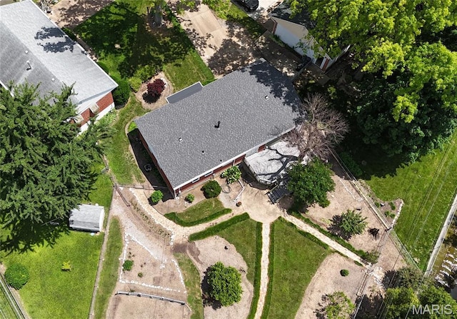 9117 Tiber Ct, Affton, MO 63123 - aerial view of property's location