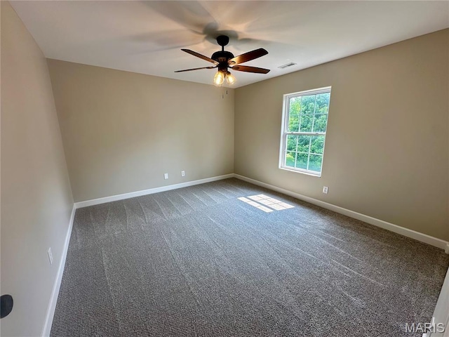 1724 Shadow Rdg, Columbia, IL 62236 - unfurnished room featuring carpet floors, ceiling fan, and baseboards