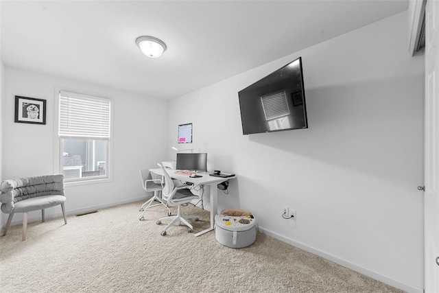 369 Tiber Pl, Saint Charles, MO 63301 - home office featuring carpet flooring and baseboards