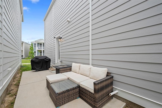 369 Tiber Pl, Saint Charles, MO 63301 - view of patio featuring grilling area and outdoor lounge area