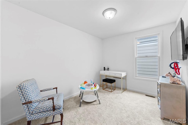 369 Tiber Pl, Saint Charles, MO 63301 - living area featuring carpet floors and baseboards