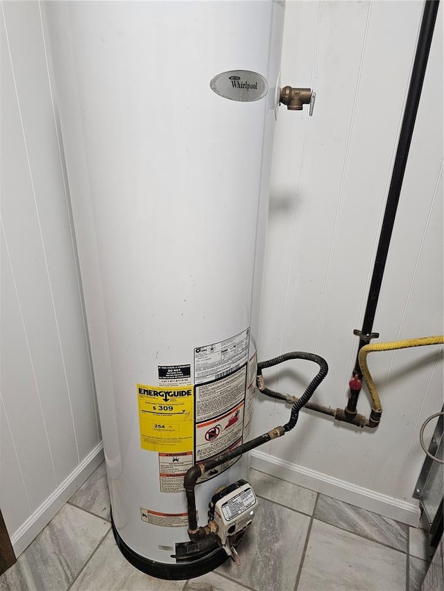 202 Jeremiah, Willisville, IL 62997 - detailed view of gas water heater and baseboards