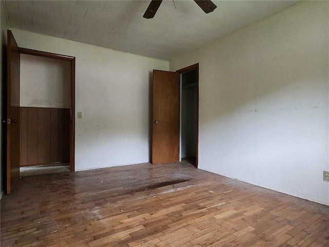 1505 Dale St, Van Buren, MO 63965 - spare room featuring wood-type flooring and ceiling fan
