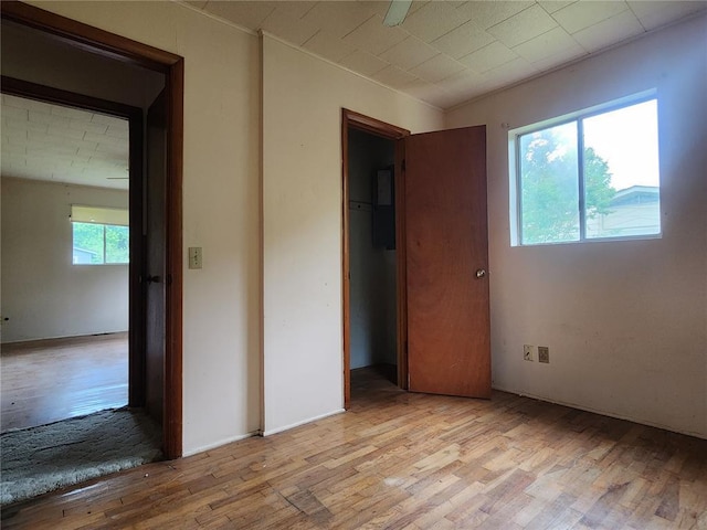1505 Dale St, Van Buren, MO 63965 - unfurnished bedroom featuring light wood-style floors, electric panel, and a closet